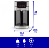 CASO PerfectCup 1000 Pro heetwaterdispenser 4 liter