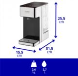 CASO HW 600 heetwaterdispenser 2.7 liter