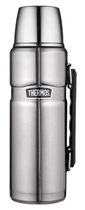 Thermos King zilver thermosfles 1.2 liter